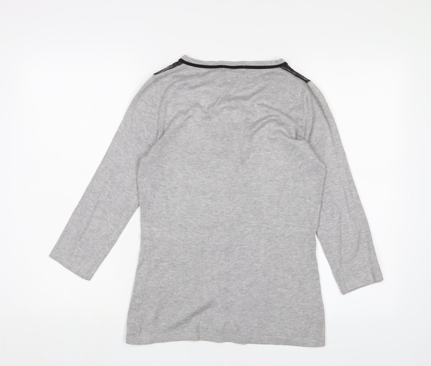 Womens UK Size 8 Kaliko Grey Cardigan Jumper