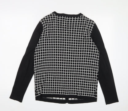 Womens UK Size L Monoprix Black Cardigan Jumper
