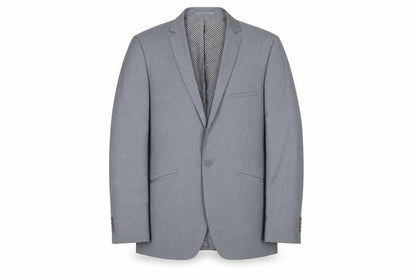 Lambretta Mens Grey Polyester Jacket Suit Jacket Size 40 Regular