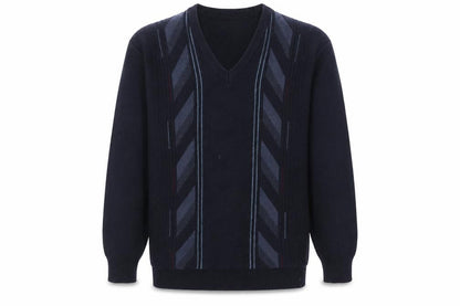 Mens UK Size M Carabou Blue Pullover Jumper