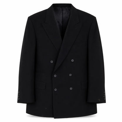 Mens UK Size 44 Carl Stuart Regular Black Suit Jacket