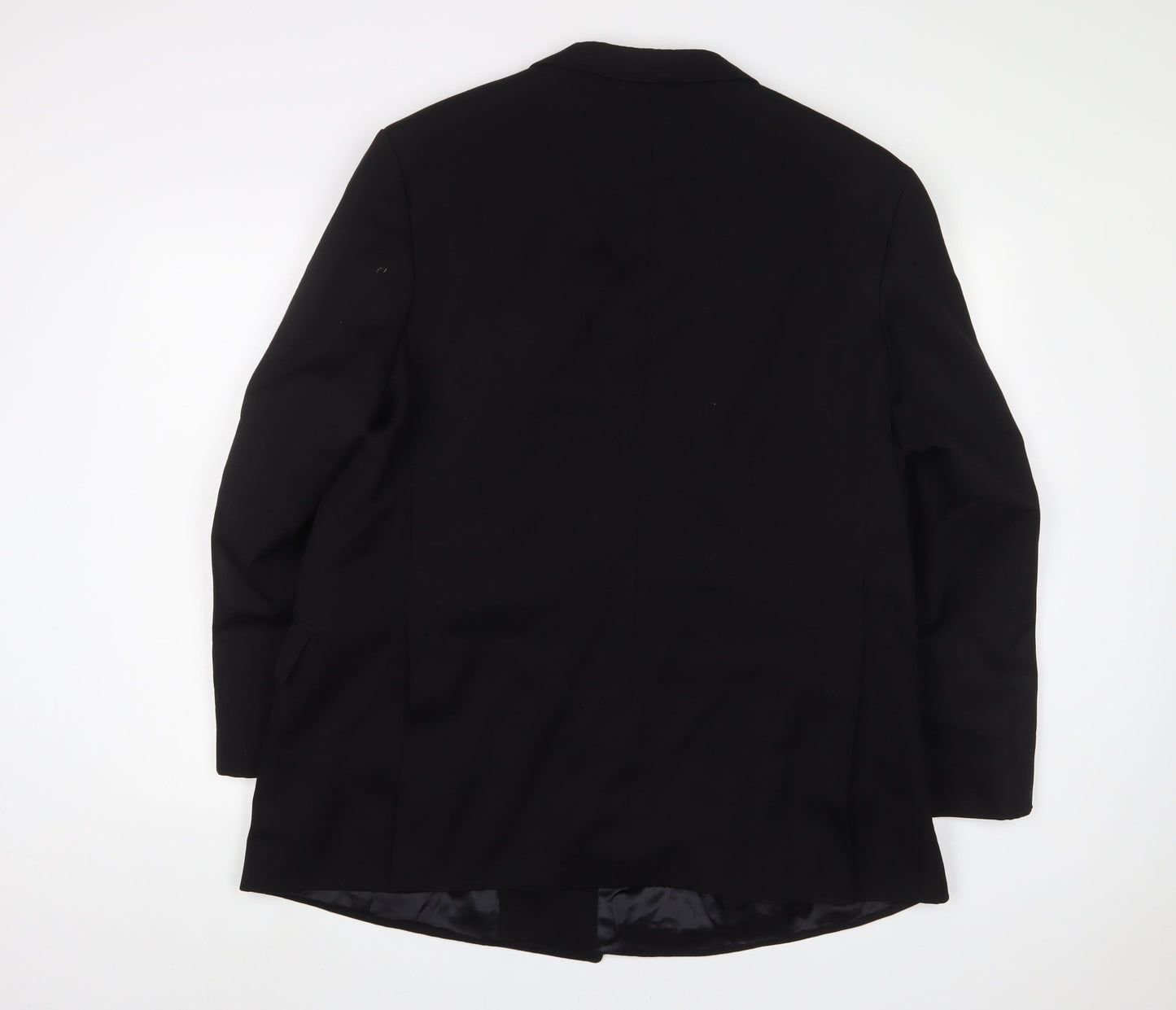 Mens UK Size 44 Carl Stuart Regular Black Suit Jacket