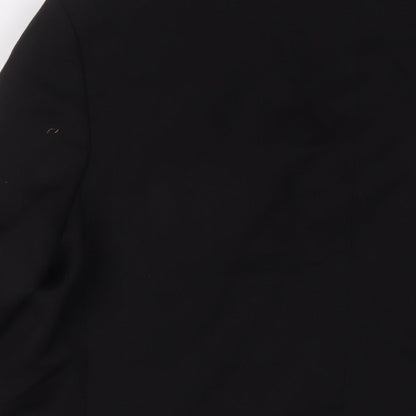 Mens UK Size 44 Carl Stuart Regular Black Suit Jacket