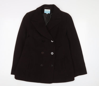 Outerlayer Womens Brown Jacket Size 14 Button