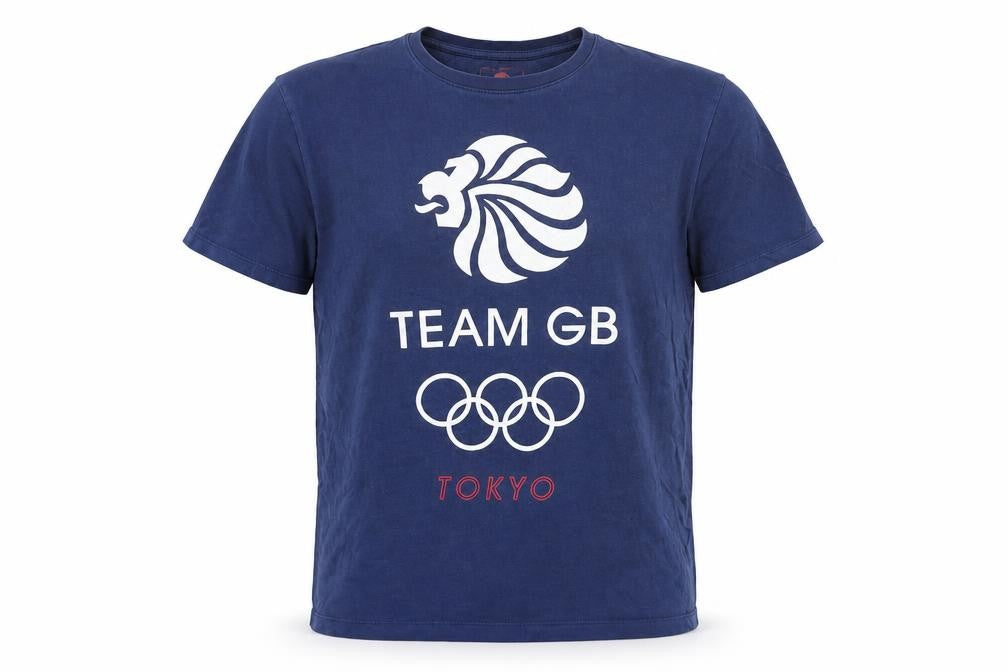 Mens UK Size M Team GB Blue  T-Shirt