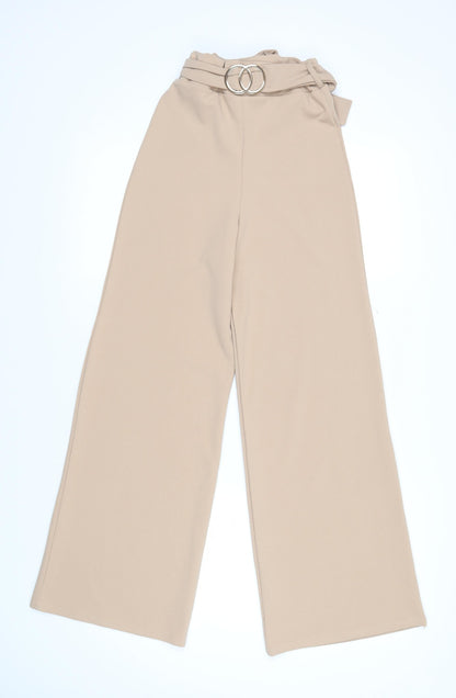 Womens UK Size 6 Stylewise Regular Fit  Beige Trousers