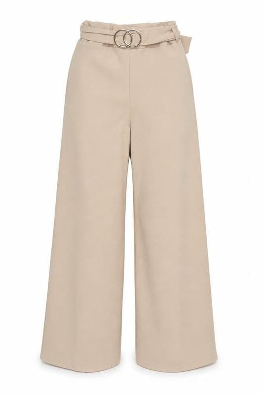 Womens UK Size 6 Stylewise Regular Fit  Beige Trousers