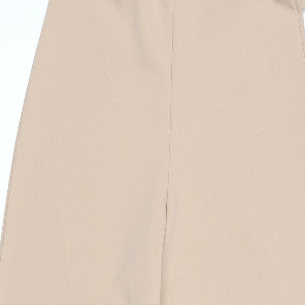 Womens UK Size 6 Stylewise Regular Fit  Beige Trousers