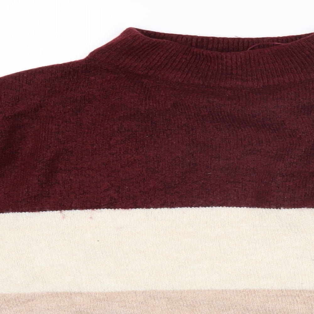 Womens UK Size L Brave Soul Multicoloured Pullover Jumper