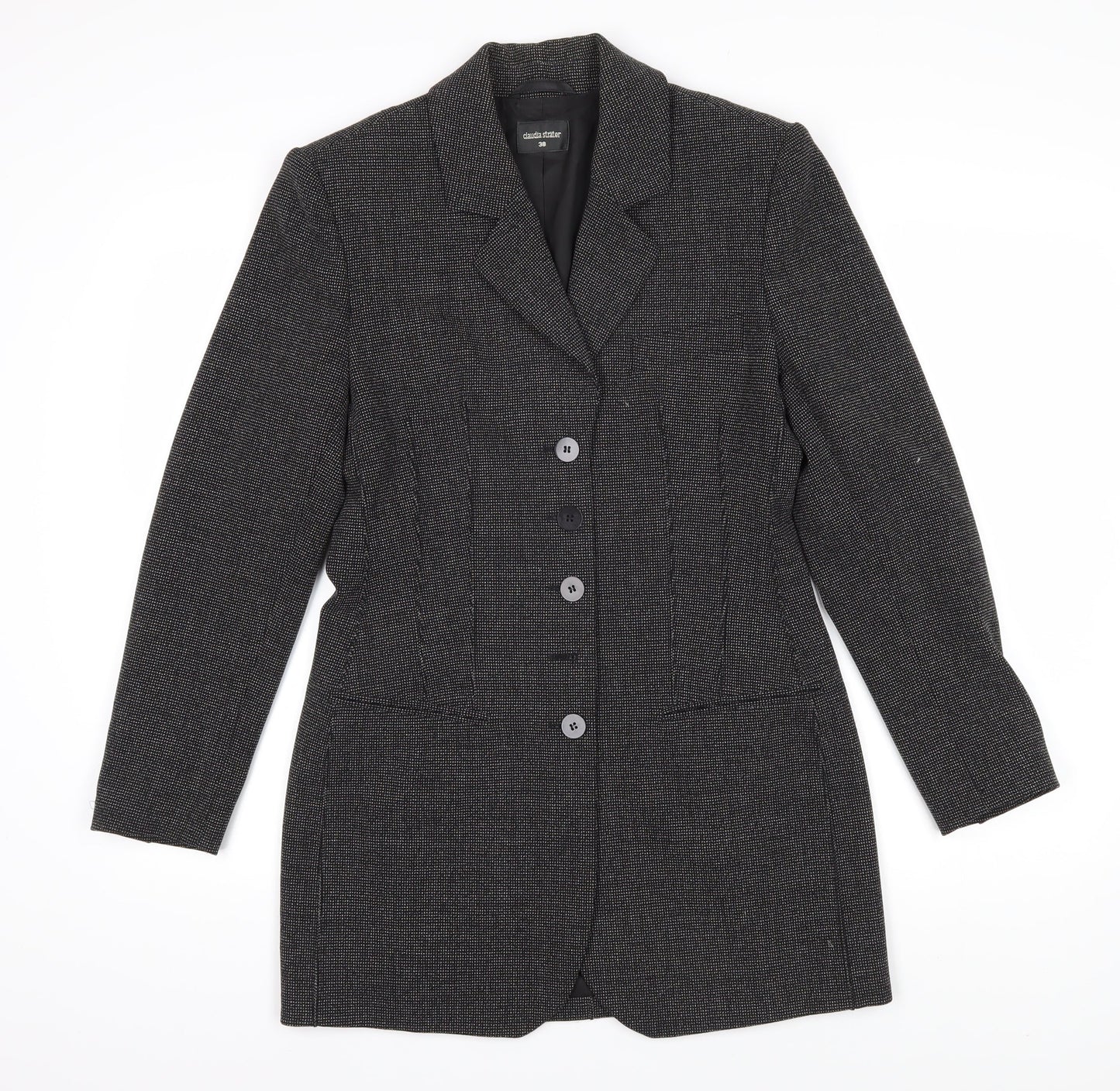 Womens UK Size 10 Claudia Strater Black Jacket
