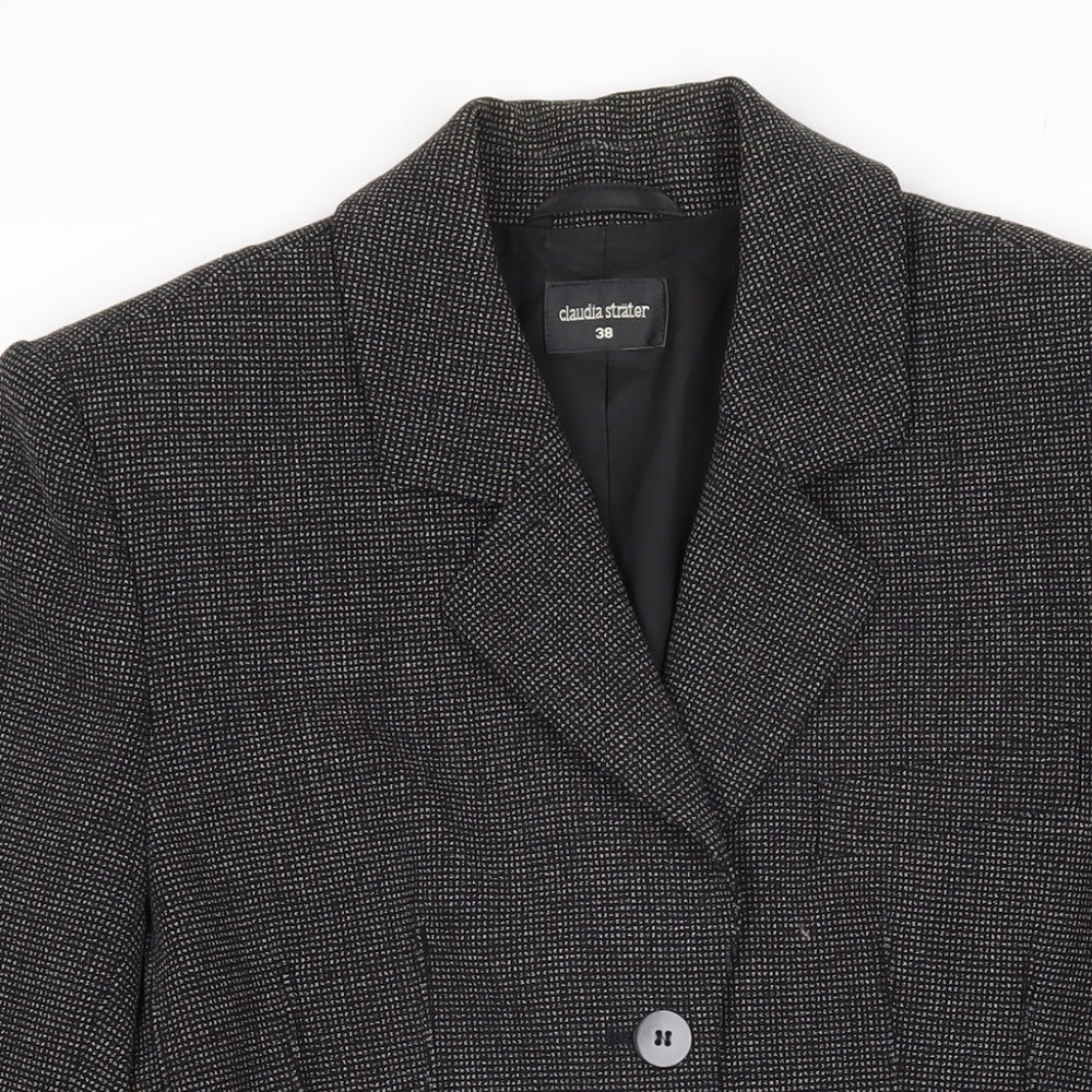 Womens UK Size 10 Claudia Strater Black Jacket
