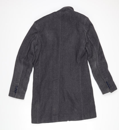 Mens UK Size 46 Fusaro Grey Overcoat