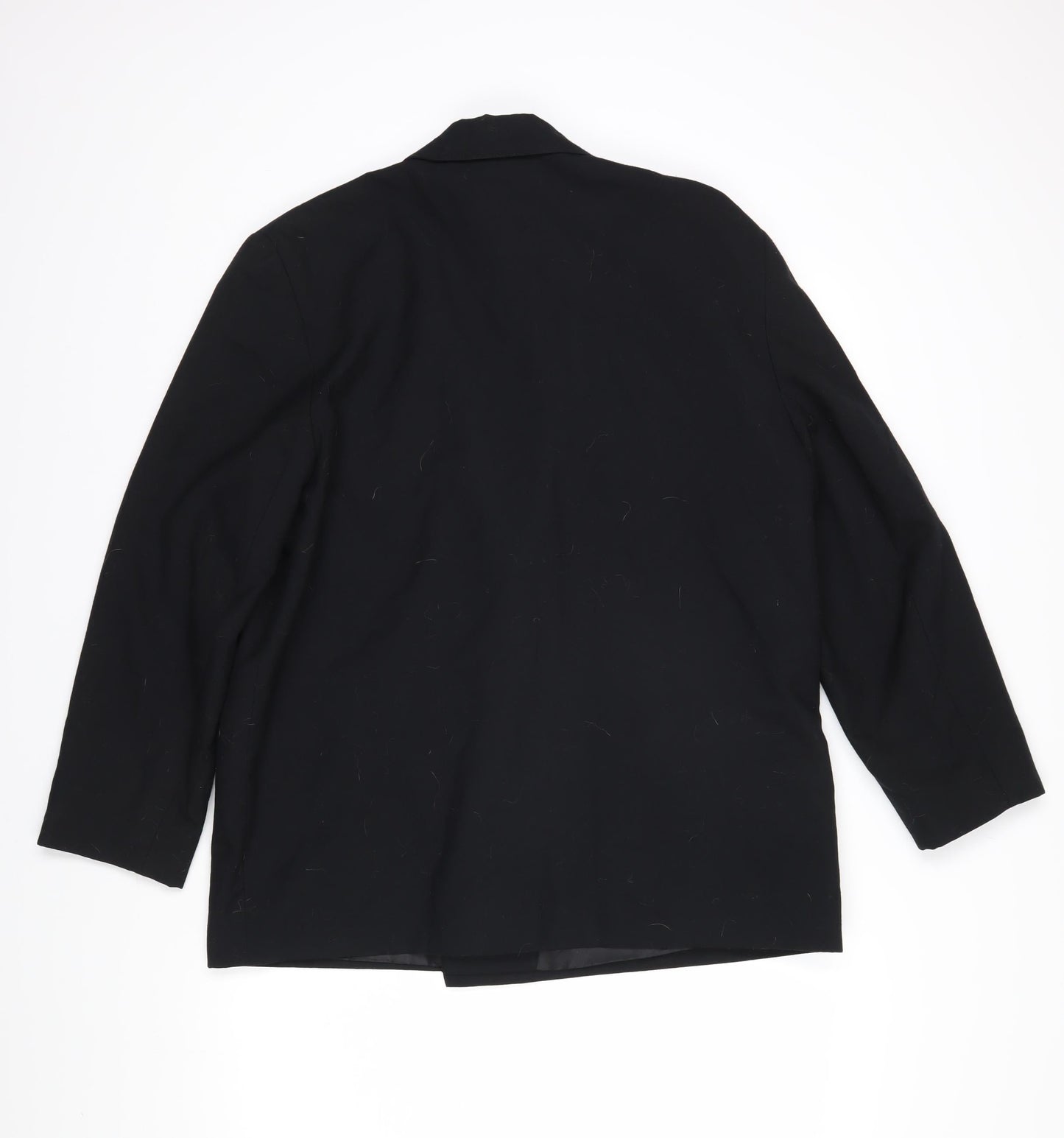 E.A.S Womens Black Jacket Blazer Size 16 Button