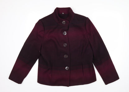 Womens UK Size 16 Isle Purple Jacket