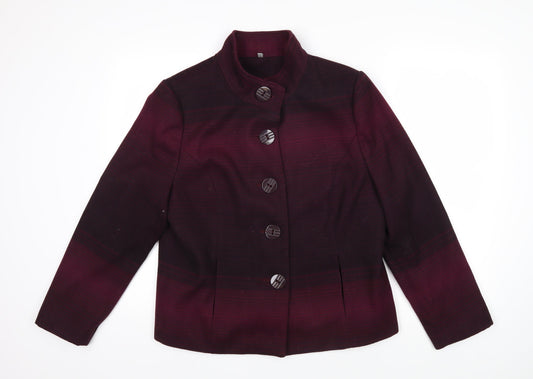 Womens UK Size 16 Isle Purple Jacket