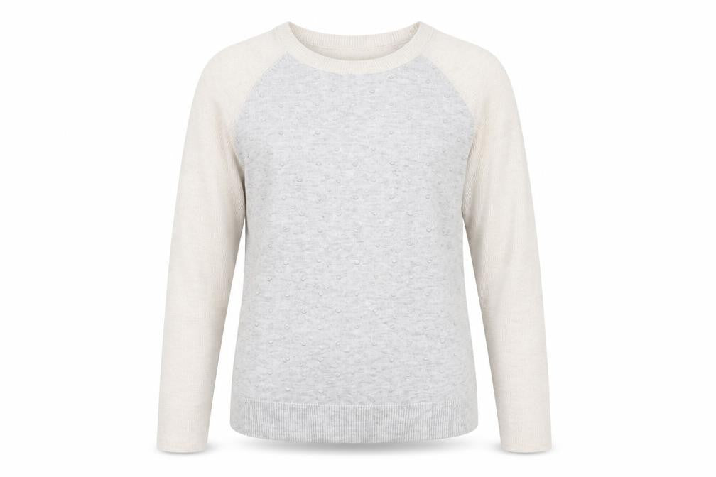 Womens UK Size 6 Warehouse Grey Basic T-Shirt