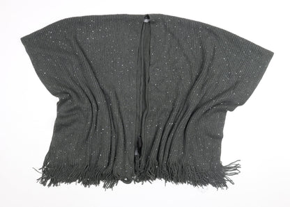 Womens UK Size One Size Principles Green Cape Jumper