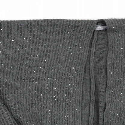 Womens UK Size One Size Principles Green Cape Jumper
