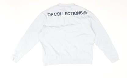 Womens UK Size L ASOS Blue Pullover Sweatshirt