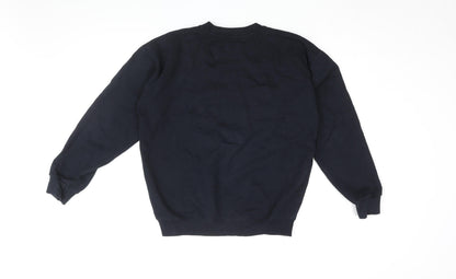 RS USA INC Womens Blue Cotton Pullover Sweatshirt Size S Pullover - New York City