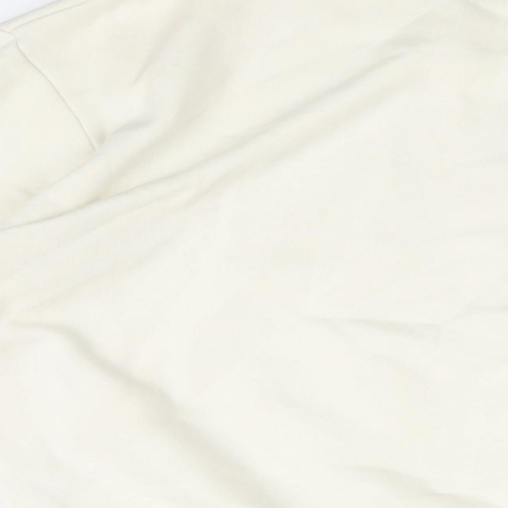 H&M Womens Ivory Cotton Pullover Sweatshirt Size S Pullover - Cote D'azuz