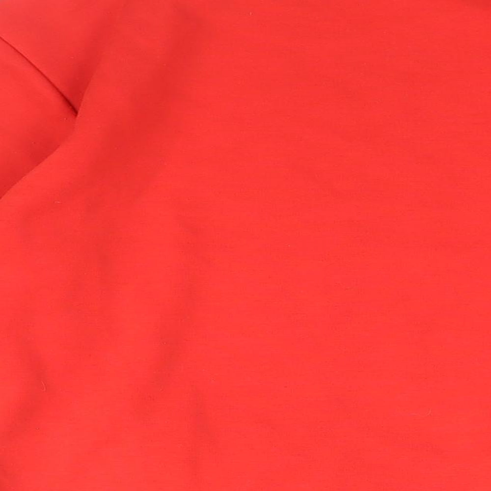 H&M Womens Red Cotton Pullover Sweatshirt Size L Pullover - Mind To Mind