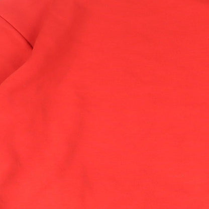 H&M Womens Red Cotton Pullover Sweatshirt Size L Pullover - Mind To Mind