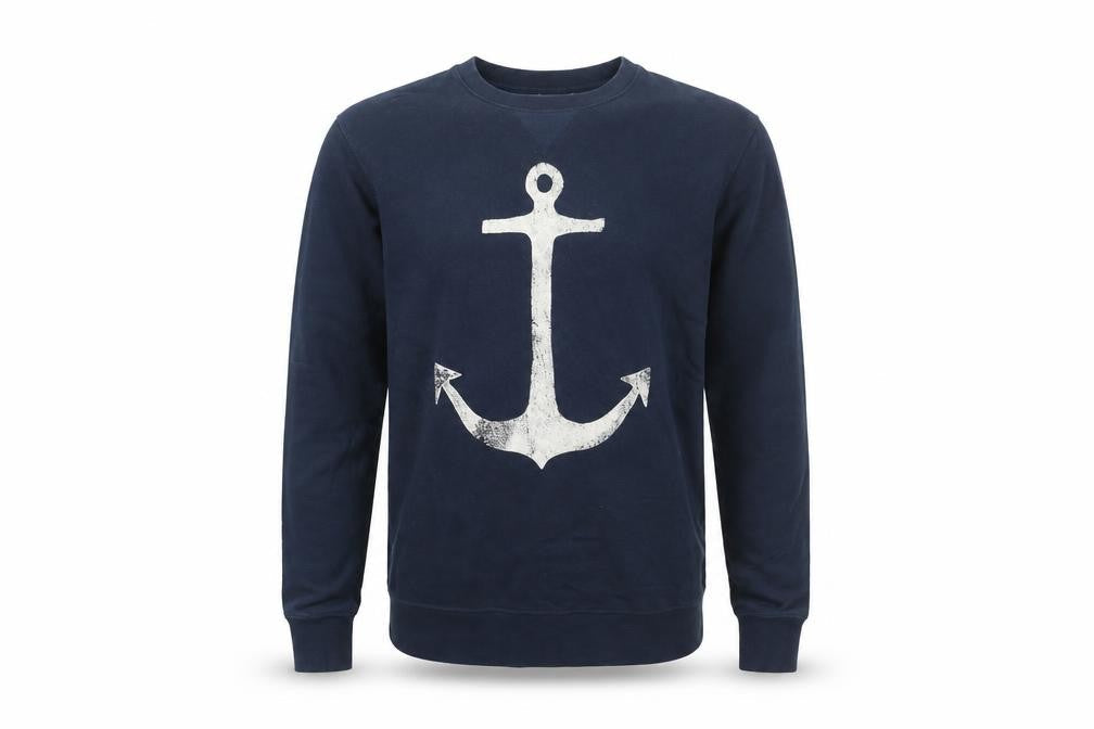 Mens UK Size S H&M Blue Pullover Sweatshirt