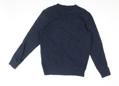 Mens UK Size S H&M Blue Pullover Sweatshirt