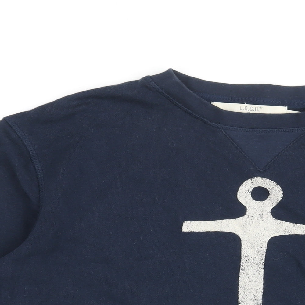 Mens UK Size S H&M Blue Pullover Sweatshirt