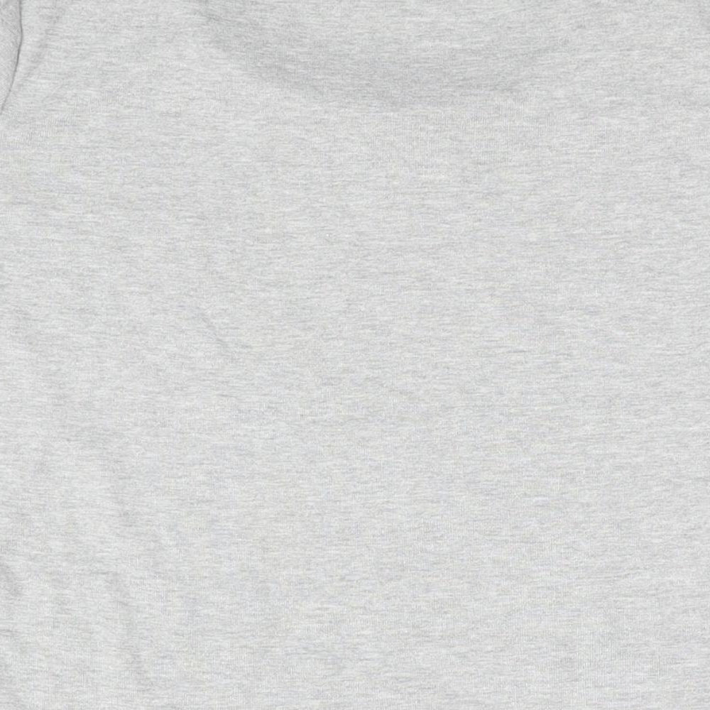 Womens UK Size M Bm Casual Grey Basic T-Shirt