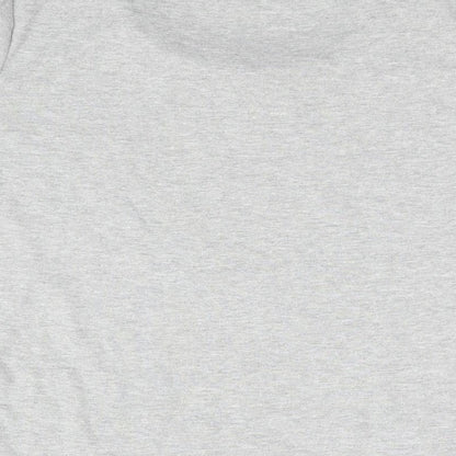 Womens UK Size M Bm Casual Grey Basic T-Shirt