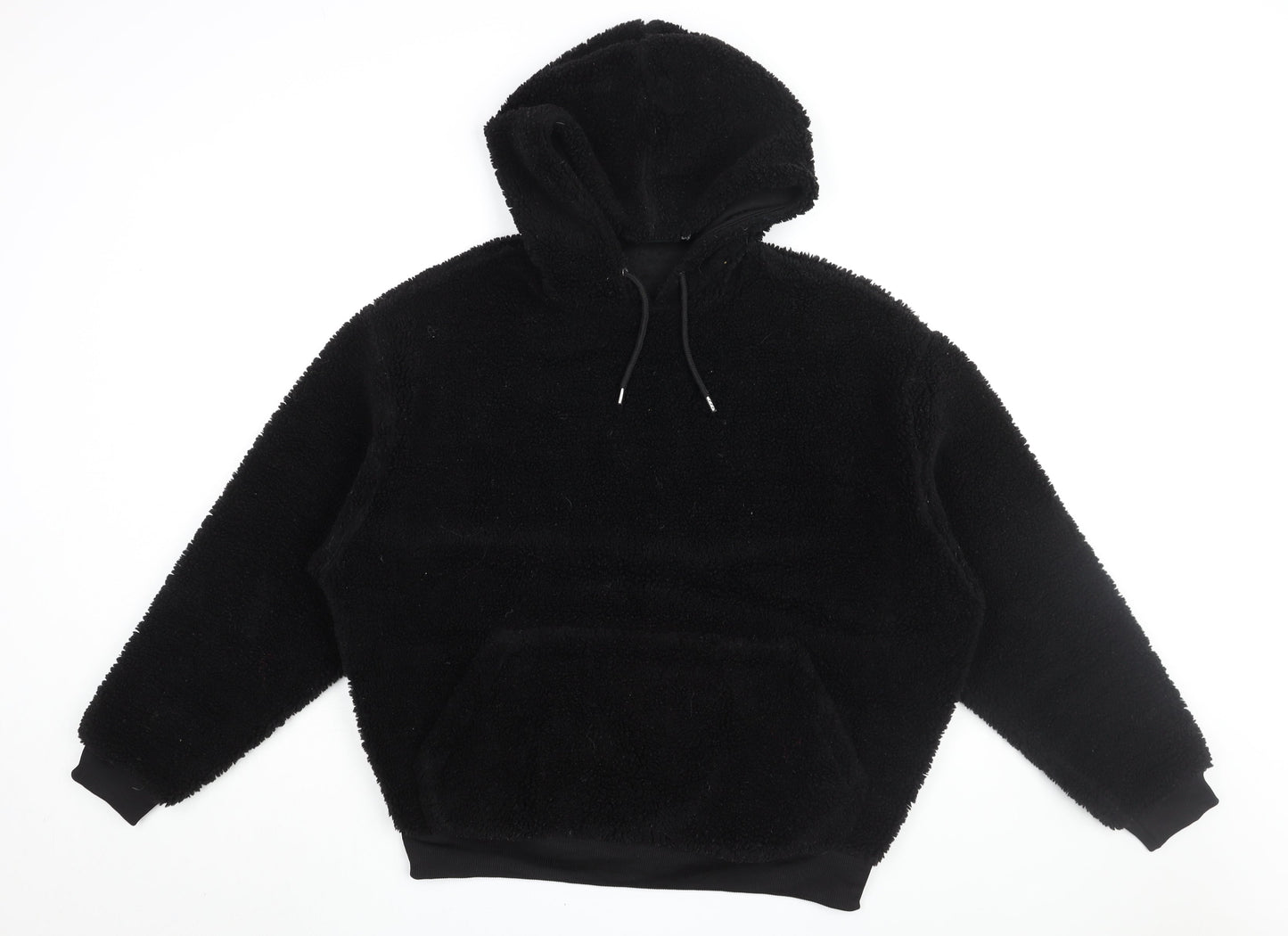 Mens UK Size M ASOS Black Pullover Hoodie