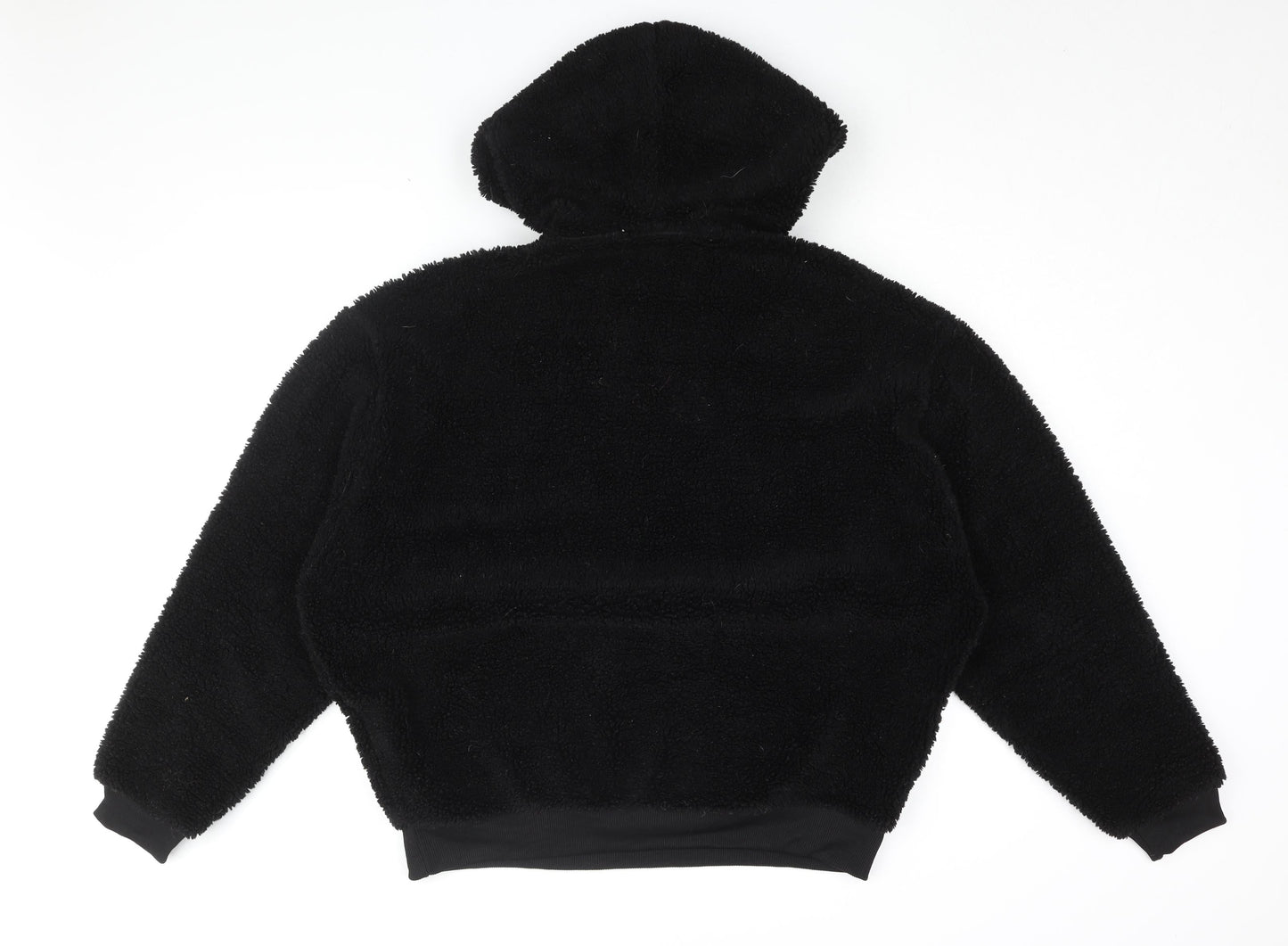Mens UK Size M ASOS Black Pullover Hoodie