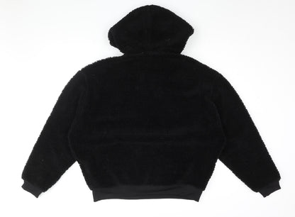Mens UK Size M ASOS Black Pullover Hoodie