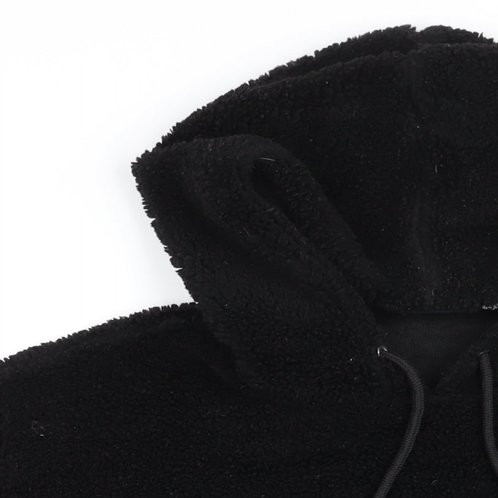 Mens UK Size M ASOS Black Pullover Hoodie