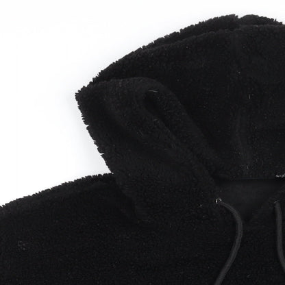 Mens UK Size M ASOS Black Pullover Hoodie