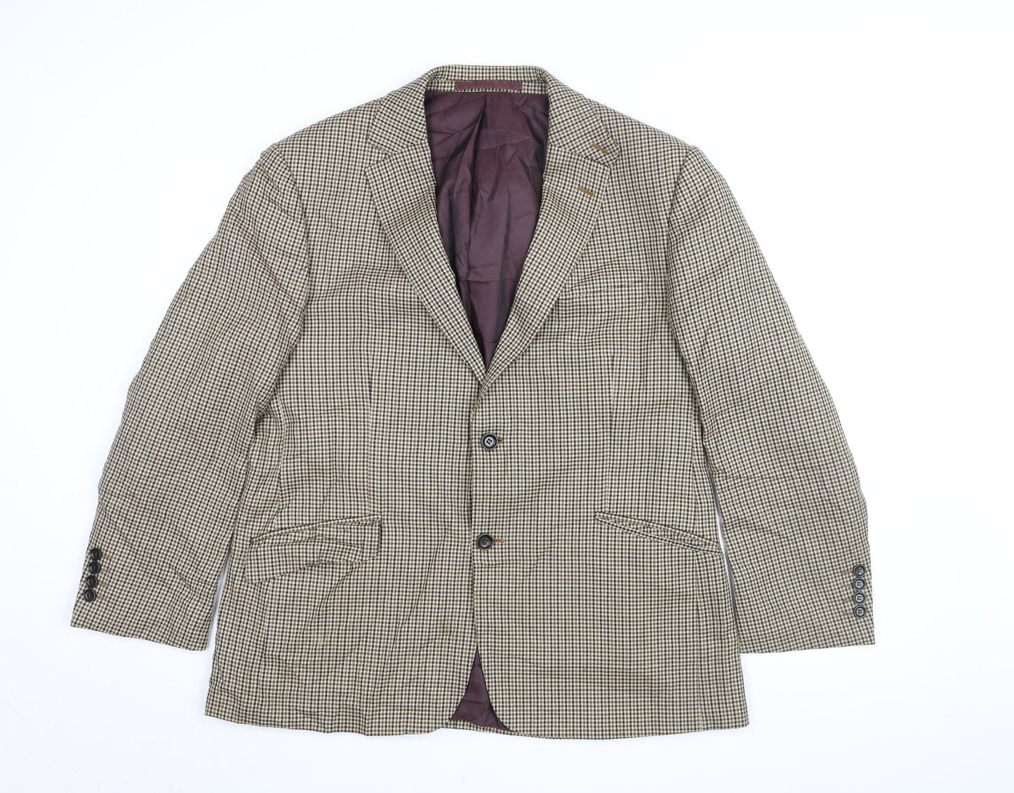 Mens UK Size 42 Marks and Spencer Regular Brown Suit Jacket
