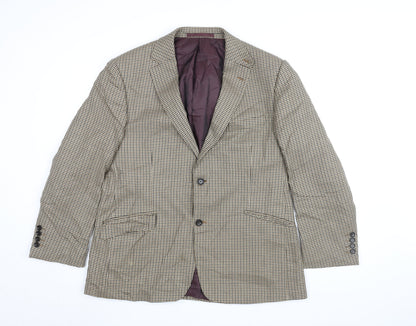 Mens UK Size 42 Marks and Spencer Regular Brown Suit Jacket