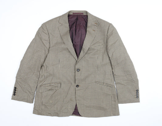 Mens UK Size 42 Marks and Spencer Regular Brown Suit Jacket