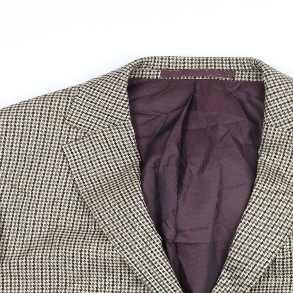 Mens UK Size 42 Marks and Spencer Regular Brown Suit Jacket