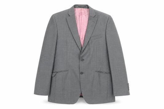 Mens UK Size 42 Aspen & Court Regular Grey Suit Jacket