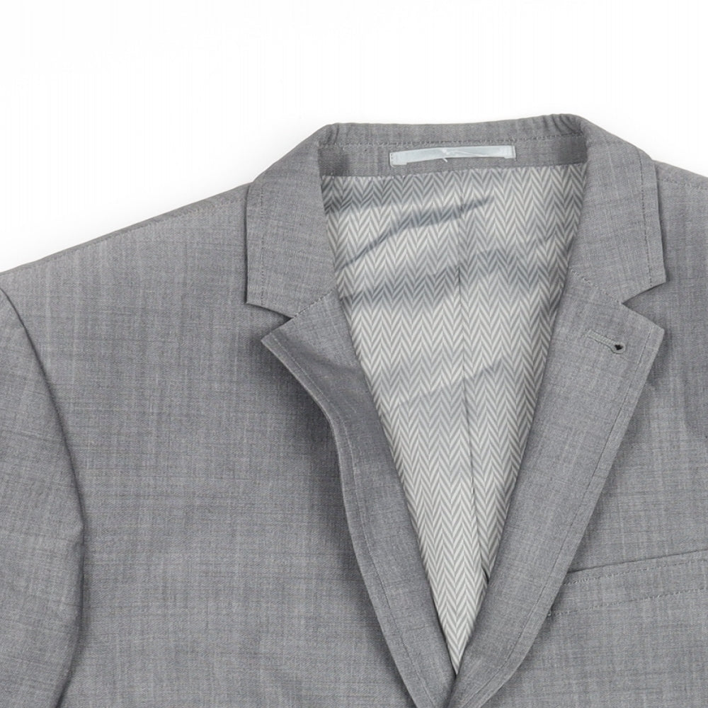 Mens UK Size 40 NEXT Regular Grey Suit Jacket