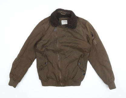 Mens UK Size S Pull&Bear Brown Jacket