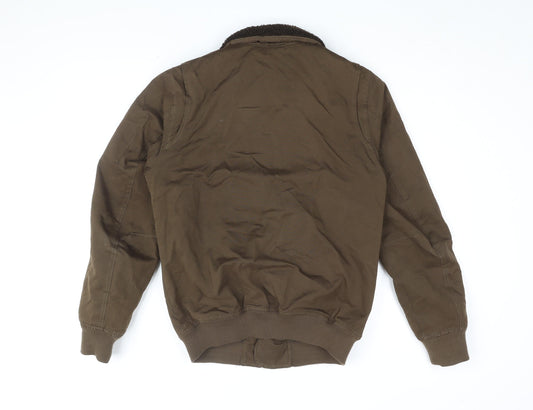 Mens UK Size S Pull&Bear Brown Jacket