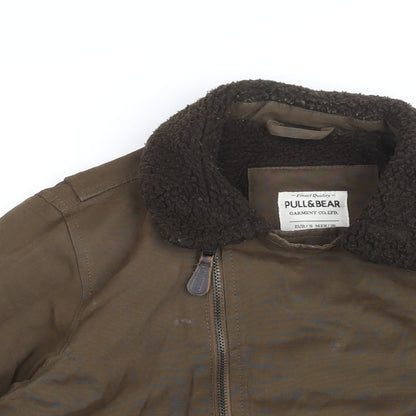 Mens UK Size S Pull&Bear Brown Jacket