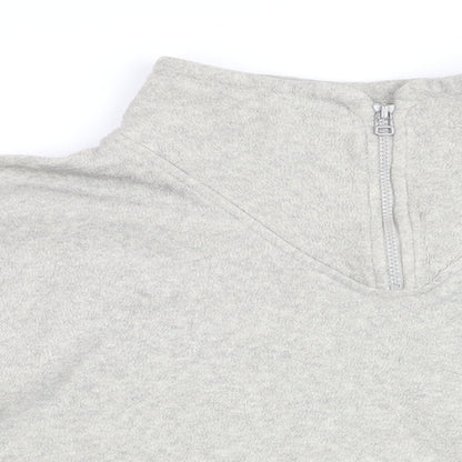 Hawkshead Womens Grey Polyester Pullover Sweatshirt Size 2XL Zip