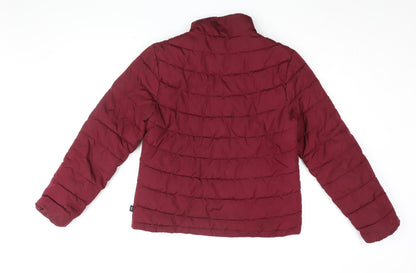 Womens UK Size S Gap Red Puffer Jacket