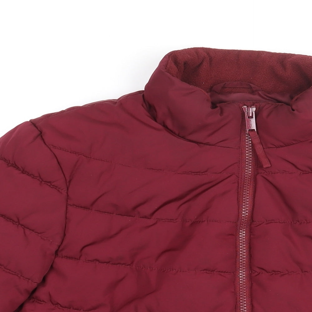 Womens UK Size S Gap Red Puffer Jacket