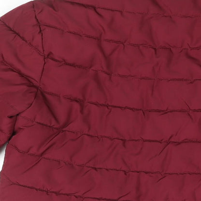 Womens UK Size S Gap Red Puffer Jacket